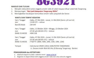 JUKLAK Special Event Station Hari Jadi Kabupaten Tangerang 392th